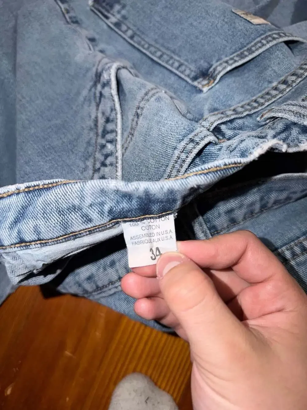 Vintage Polo Jeans Co. Ralph Lauren Carpenter Denim Jeans Light Wash